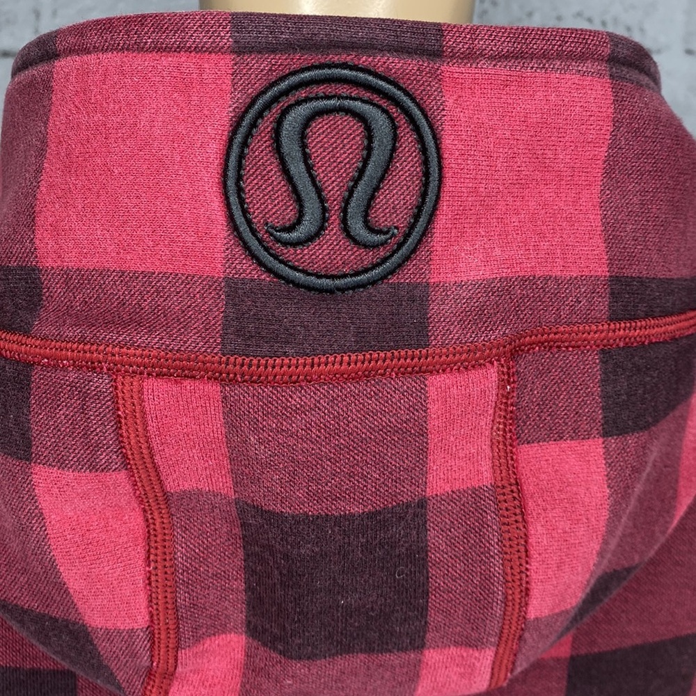 Sz8 Lululemon Buffalo Plaid Hoodie View 5